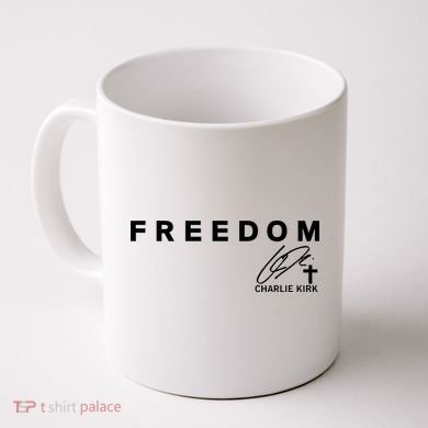 Freedom Charlie Kirk Its All About Jesus Back And Front Coffee Mug