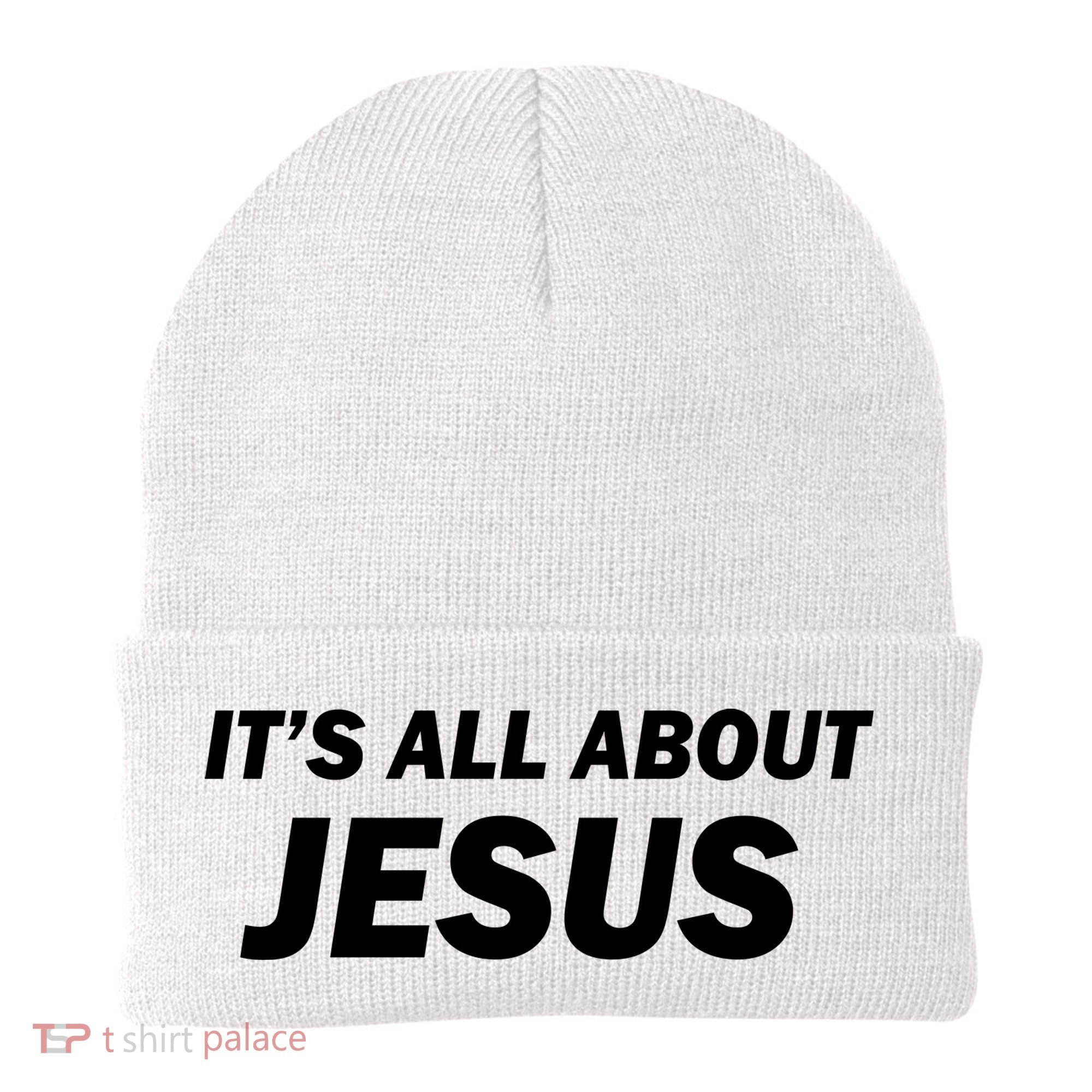 Freedom Charlie Kirk Its All About Jesus Back And Front Beanie