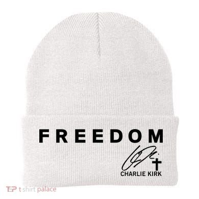 Freedom Charlie Kirk Its All About Jesus Back And Front Beanie