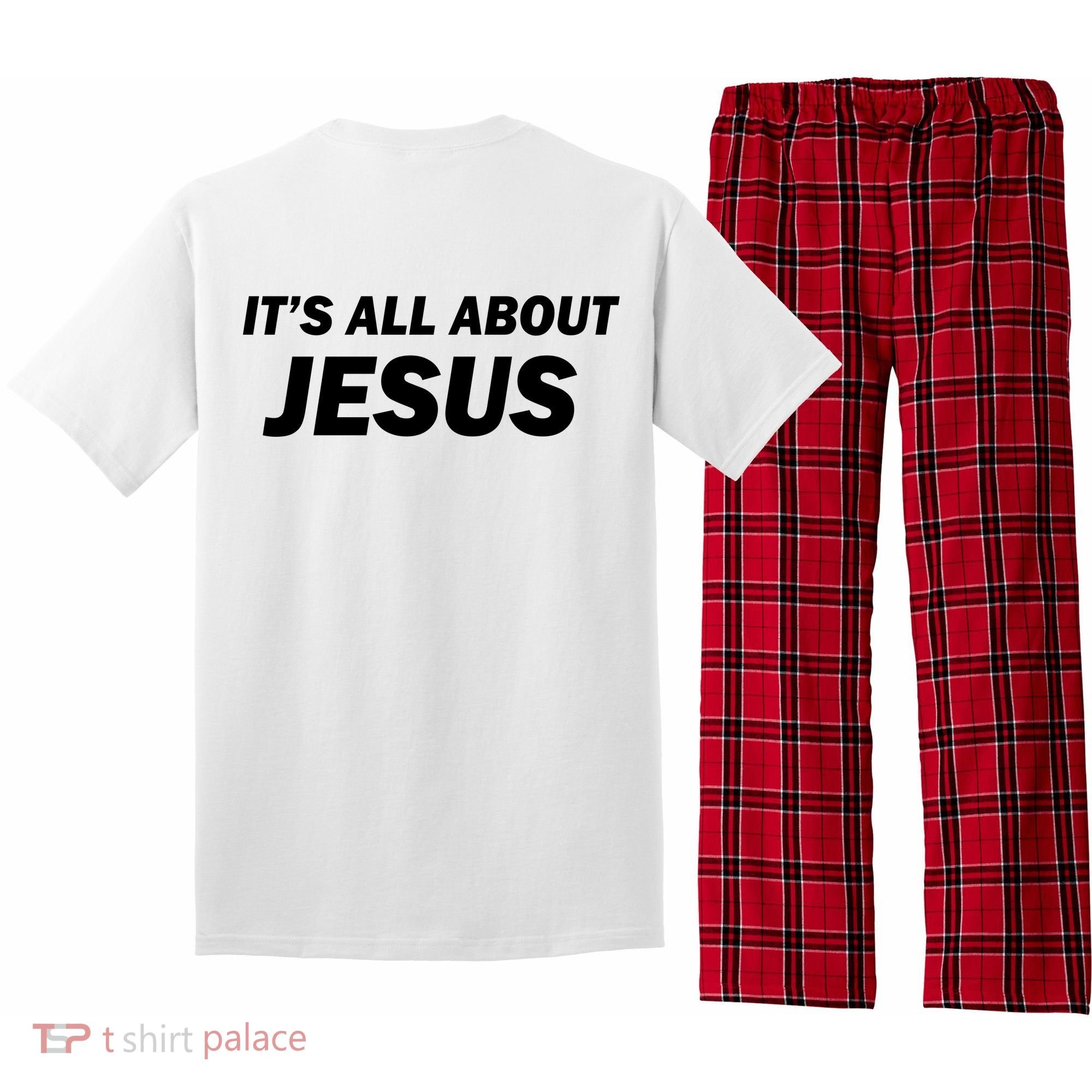 Freedom Charlie Kirk Its All About Jesus Back And Front Pajama Set