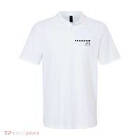 Freedom Charlie Kirk Its All About Jesus Back And Front Polo thumb 0