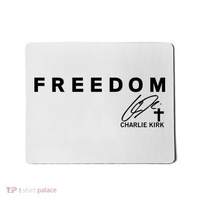 Freedom Charlie Kirk Its All About Jesus Back And Front Mousepad