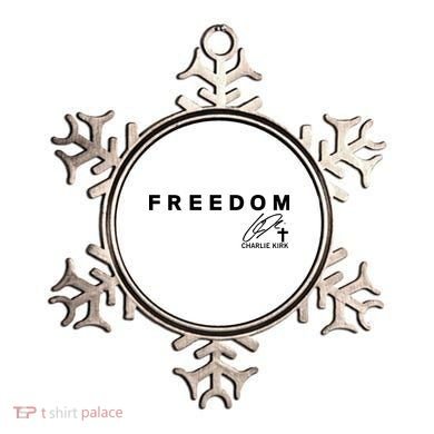 Freedom Charlie Kirk Its All About Jesus Back And Front Ornament