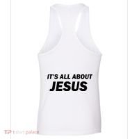 Freedom Charlie Kirk Its All About Jesus Back And Front Women's Tank Top thumb 4