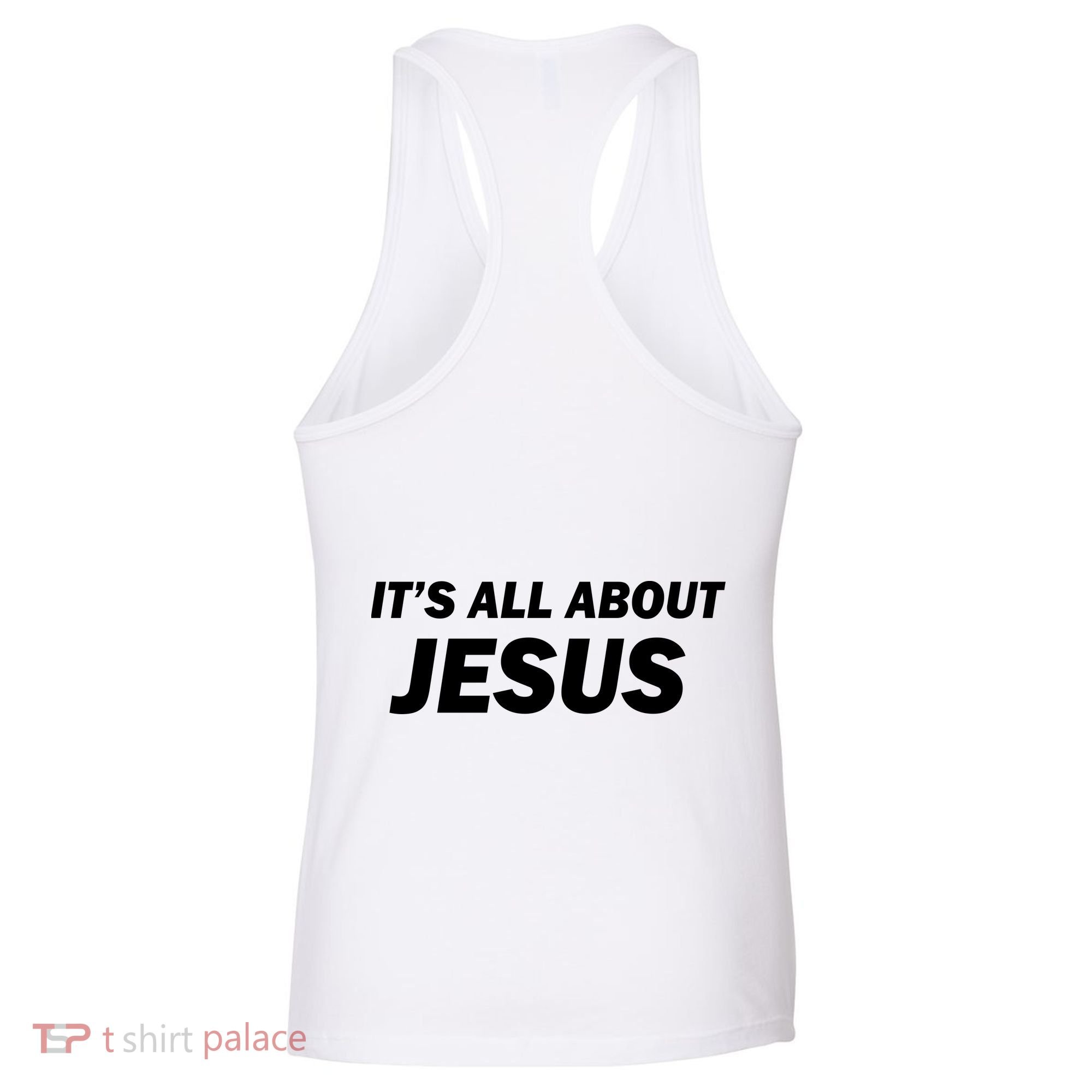 Freedom Charlie Kirk Its All About Jesus Back And Front Women's Tank Top