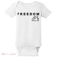 Freedom Charlie Kirk Its All About Jesus Back And Front Baby Bodysuit thumb 0
