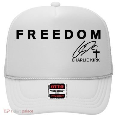 Freedom Charlie Kirk Its All About Jesus Back And Front Hat