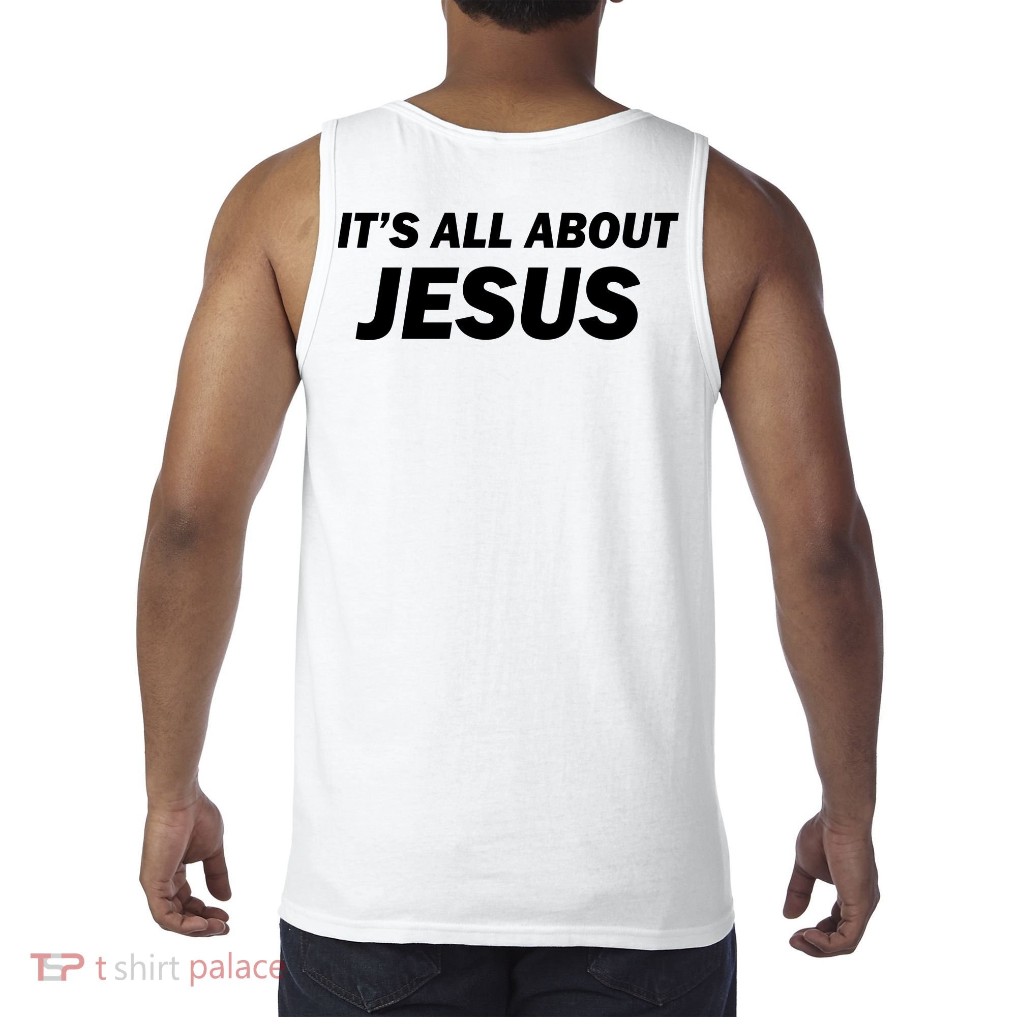 Freedom Charlie Kirk Its All About Jesus Back And Front Tank Top