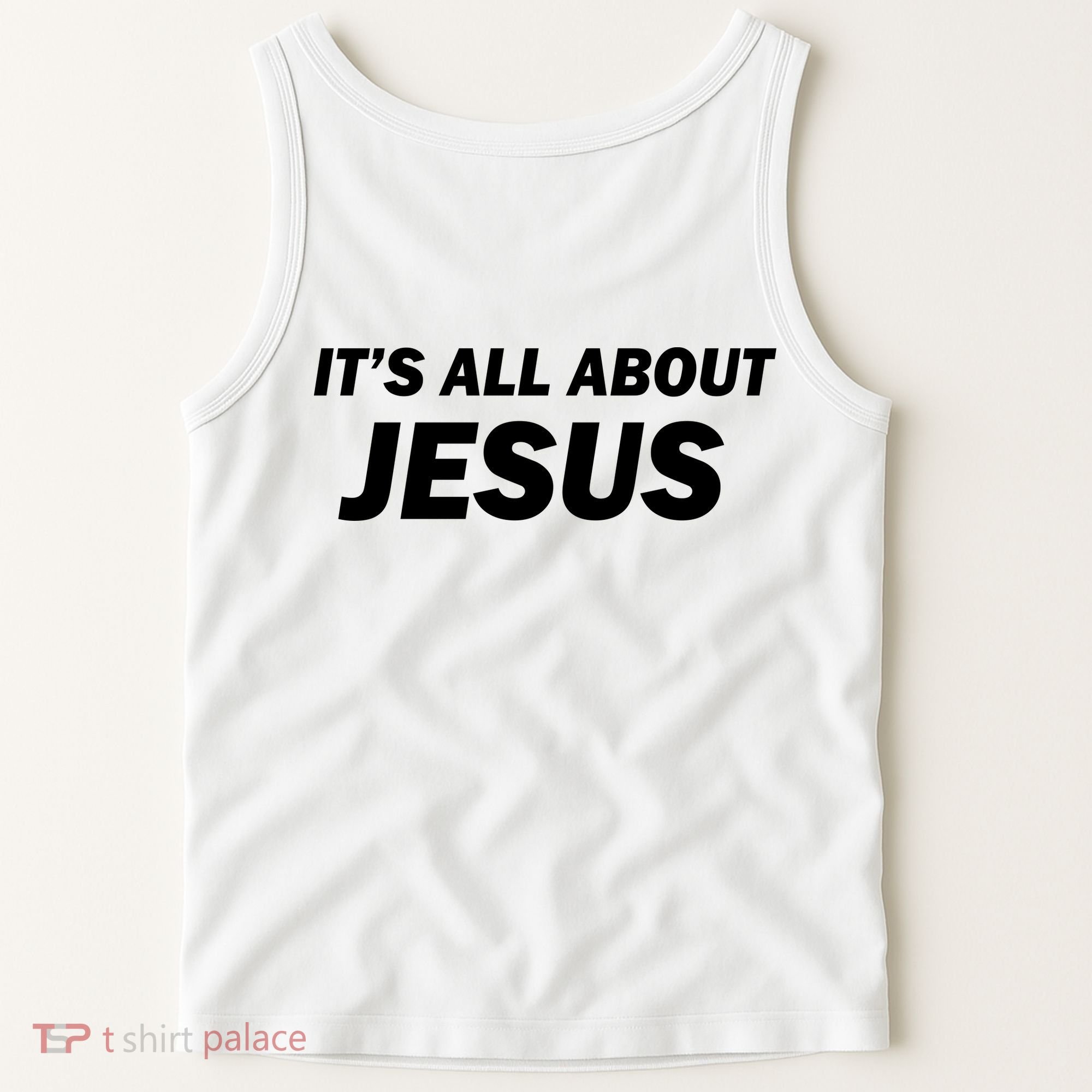 Freedom Charlie Kirk Its All About Jesus Back And Front Tank Top
