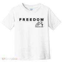 Freedom Charlie Kirk Its All About Jesus Back And Front Toddler T-Shirt thumb 0