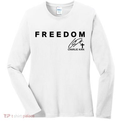 Freedom Charlie Kirk Its All About Jesus Back And Front Women's Long Sleeve Shirt