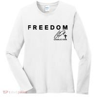 Freedom Charlie Kirk Its All About Jesus Back And Front Women's Long Sleeve Shirt thumb 0
