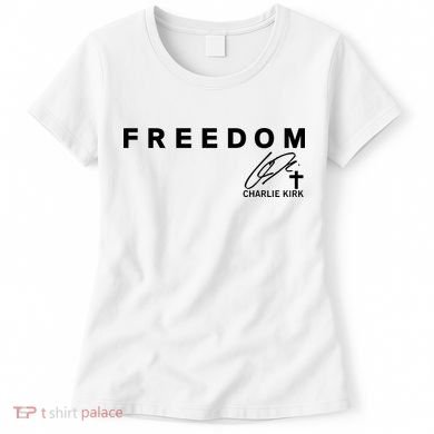 Freedom Charlie Kirk Its All About Jesus Back And Front Women's T-Shirt