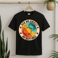 Funny Cat Kitten Ask Me About My BUTTHOLE Animal Butt T-Shirt thumb 2