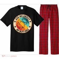 Funny Cat Kitten Ask Me About My BUTTHOLE Animal Butt Pajama Set thumb 0