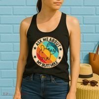 Funny Cat Kitten Ask Me About My BUTTHOLE Animal Butt Women's Tank Top thumb 2