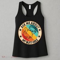 Funny Cat Kitten Ask Me About My BUTTHOLE Animal Butt Women's Tank Top thumb 3