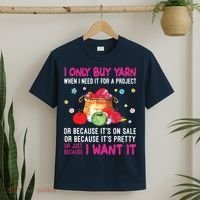 Funny Crochet Knitting Themed Novelty Gifts For Women T-Shirt thumb 2