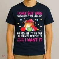 Funny Crochet Knitting Themed Novelty Gifts For Women T-Shirt thumb 3