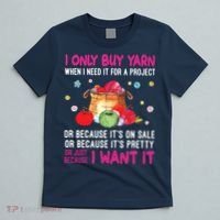 Funny Crochet Knitting Themed Novelty Gifts For Women T-Shirt thumb 5