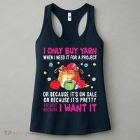 Funny Crochet Knitting Themed Novelty Gifts For Women Women's Tank Top thumb 3