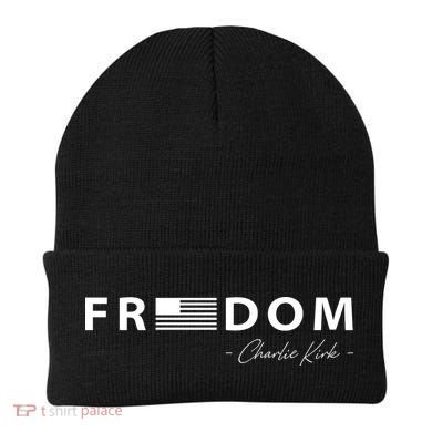 FREEDOM Charlie Kirk Beanie