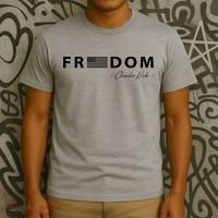 FREEDOM Charlie Kirk T-Shirt thumb 3