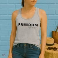 FREEDOM Charlie Kirk Women's Tank Top thumb 2