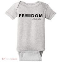 FREEDOM Charlie Kirk Baby Bodysuit thumb 0