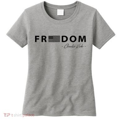FREEDOM Charlie Kirk Women's T-Shirt