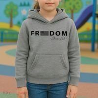 FREEDOM Charlie Kirk Kids Hoodie thumb 3