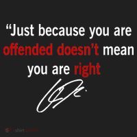 Freedom Charlie Kirk Quote Offended Does't Mean Your Right Women's Sweatshirt thumb 2