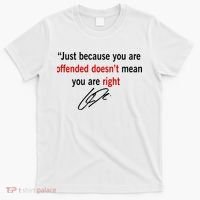 Freedom Charlie Kirk Quote Offended Does't Mean Your Right T-Shirt thumb 0