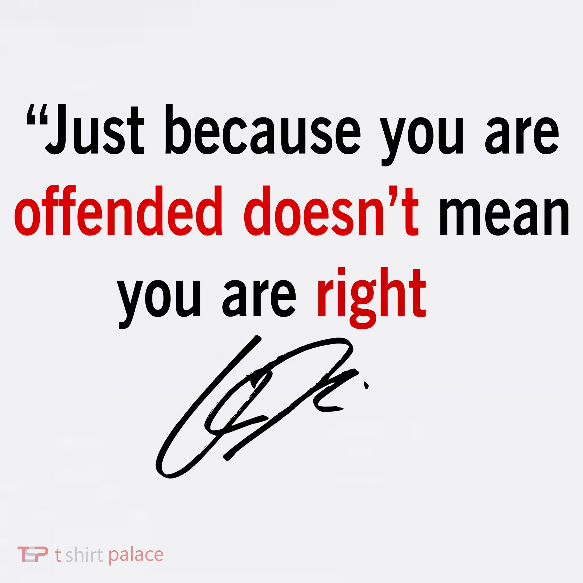 Freedom Charlie Kirk Quote Offended Does't Mean Your Right T-Shirt