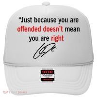 Freedom Charlie Kirk Quote Offended Does't Mean Your Right Hat thumb 0