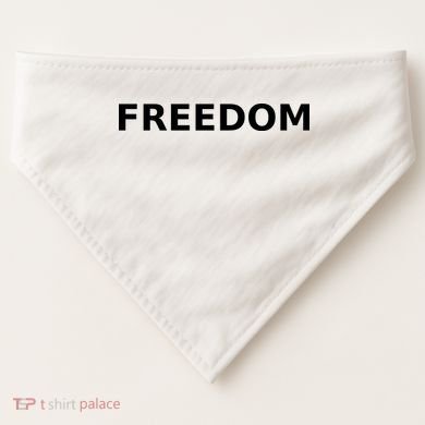 Freedom Charlie Kirk USA-Made Doggie Bandana
