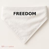 Freedom Charlie Kirk USA-Made Doggie Bandana thumb 0