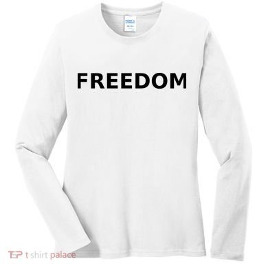 Freedom Charlie Kirk Women's Long Sleeve Shirt