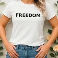 Freedom Charlie Kirk Women's T-Shirt thumb 2