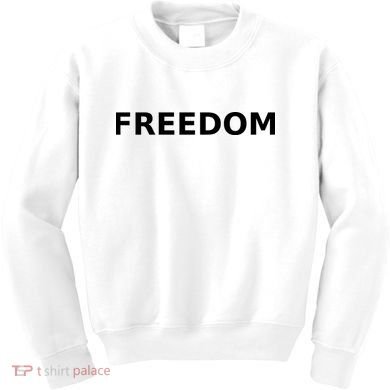 Freedom Charlie Kirk Kids Sweatshirt
