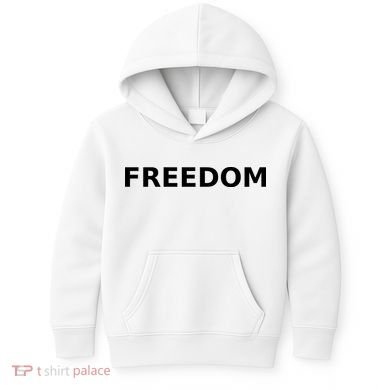 Freedom Charlie Kirk Kids Hoodie