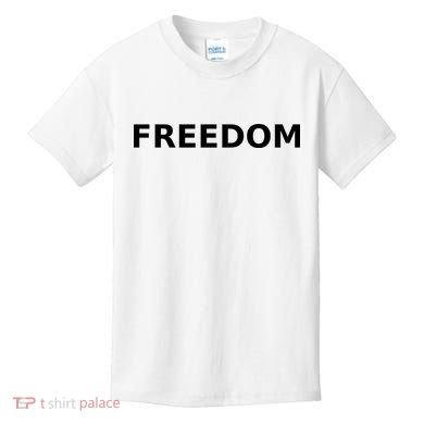 Freedom Charlie Kirk Kids T-Shirt