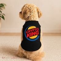 Funny Crypto King Logo Doggie Tank thumb 2