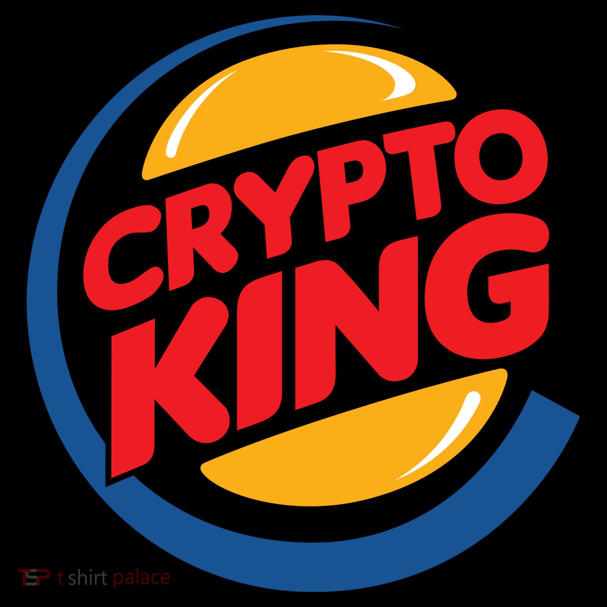 Funny Crypto King Logo Backpack