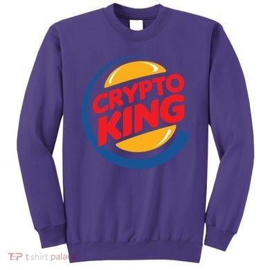 Funny Crypto King Logo Sweatshirt