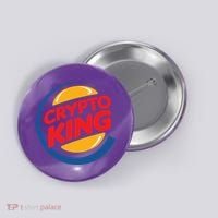 Funny Crypto King Logo Button thumb 0