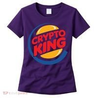 Funny Crypto King Logo Women's T-Shirt thumb 0