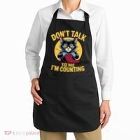 Funny Cat Knits Lover Dont Talk To Me Im Counting Knitting Apron thumb 2