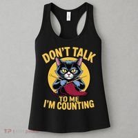 Funny Cat Knits Lover Dont Talk To Me Im Counting Knitting Women's Tank Top thumb 3