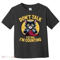 Funny Cat Knits Lover Dont Talk To Me Im Counting Knitting Toddler T-Shirt thumb 0